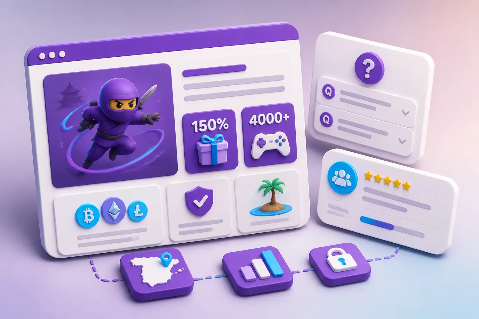 MyStake Casino Ninjago en España visual guide for MyStake Casino