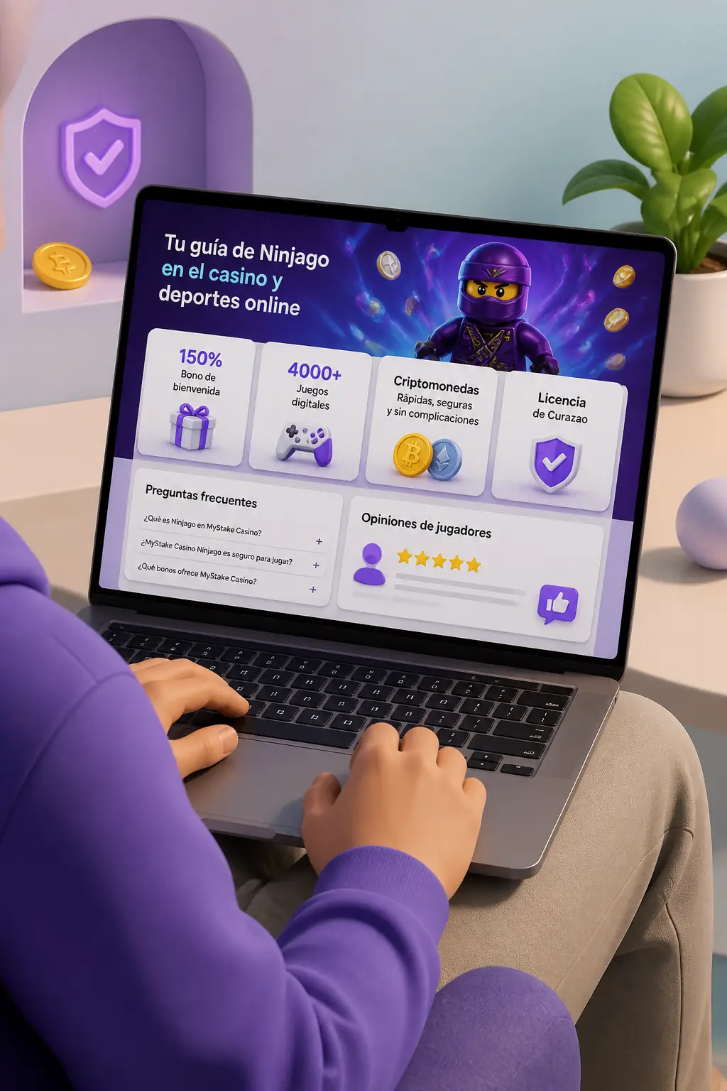MyStake Casino Ninjago en España visual guide for MyStake Casino